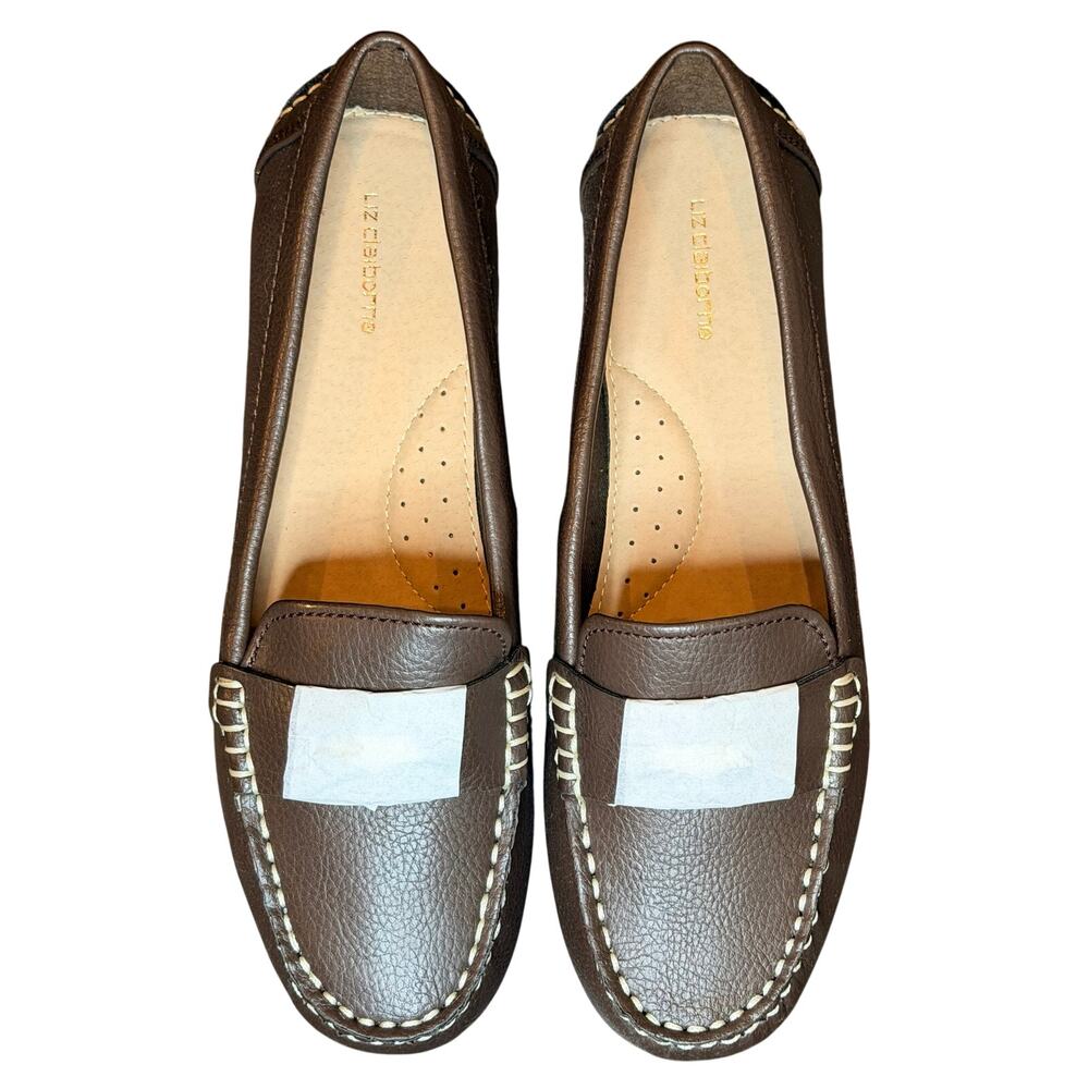 Women's Liz Claiborne Size 7.5M Brown Flats / Loafers / Slip On Shoes 024-2280